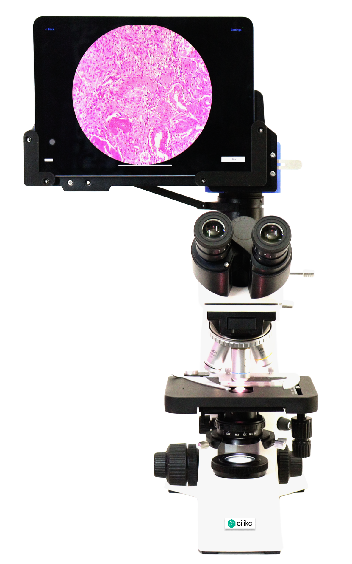 CILIKA - BTP DUAL HEAD Trinocular Tablet Integrated Dual Head Digital  Microscope