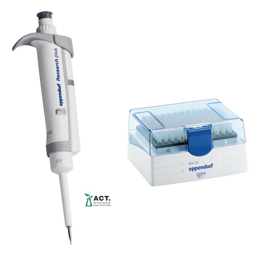 Eppendorf Research® plus (1-channel, ACT-labelled)