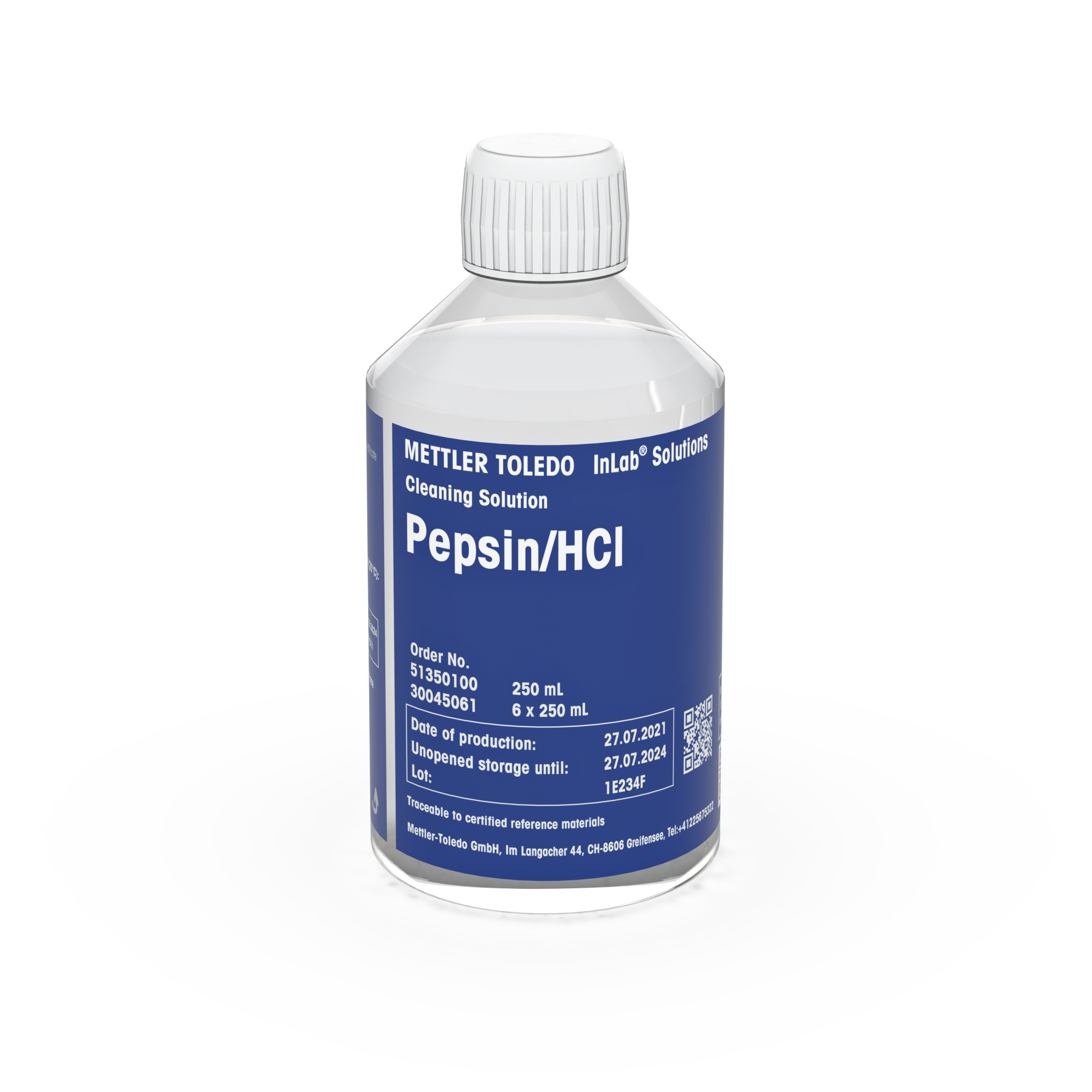 CLEANING SOLUTION PEPSIN-HCL, 250ML